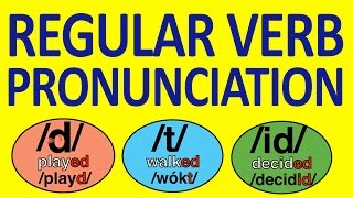 REGULAR VERBS PRONUNCIATION 23 06 2013 [upl. by Helyn154]