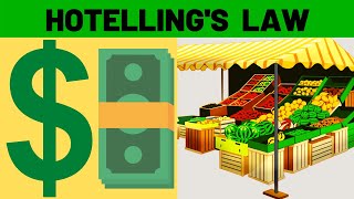 Hotelling’s Law In Economics Explained [upl. by Essirehc]