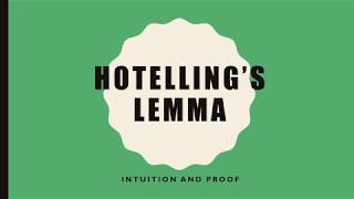 Hotelling’s Lemma Intuition and Proof [upl. by Heyer]