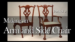 Arm and Side Chair Building Process Part 1 by Doucette and Wolfe Furniture Makers [upl. by Ennovyhs247]