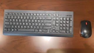 Lenovo 510 Wireless Keyboard amp Mouse Combo  Unboxing and Testing [upl. by Salvidor]