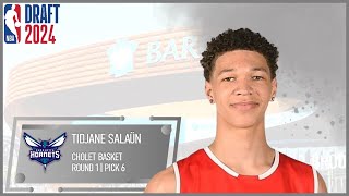 2024 NBA DRAFT Tidjane Salaün  Charlotte Hornets [upl. by Airogerg877]