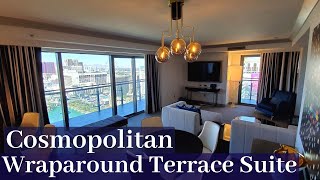 Cosmopolitan Las Vegas  Wraparound Terrace Suite  Fountain View [upl. by Jenesia]