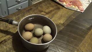 EASY PEEL Hard boiled Farm FRESH Eggs [upl. by Odom197]