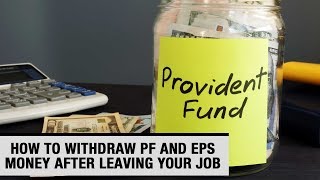 How to withdraw PF and EPS money after leaving your job [upl. by Adon693]