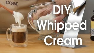 DIY whipped cream in 60 seconds [upl. by Walther]