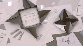 DIY Origami Envelopes For Your Wedding [upl. by Atsirtal]