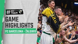 FC Barcelona – Zalgiris  Game Highlights  20230426 [upl. by Valorie673]