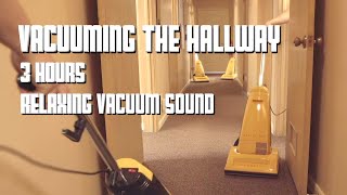 Vacuuming the Hallway 2021  3 Hours Relaxing Vacuum Sound [upl. by Aicileb561]