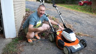 STIHL RMA 510 V Battery Powered Lawn Mower Review [upl. by Michey]