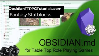 Obsidian  Fantasy Statblocks 2024 [upl. by Olds]