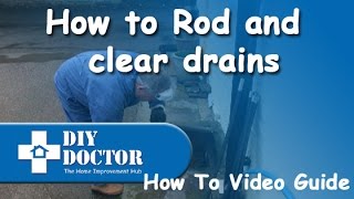 Rodding and clearing blocked drains [upl. by Ruddie]