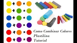 Como combinar colores con plastilina [upl. by Annaid761]