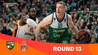 Zalgiris KaunasAS Monaco  Round 13 Highlights  202324 Turkish Airlines EuroLeague [upl. by Ferris657]