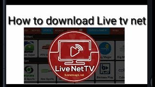 How to download live TV net [upl. by Abel311]