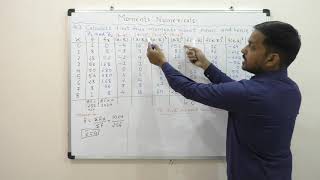 Moments Numericals in Statistics  Central moment Raw Moment  By Gourav Manjrekar [upl. by Eralcyram]