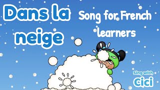 Dans la neige  Seeka Sings  Music for Kids  French Immersion [upl. by Bendicta]