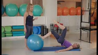 Lezioni di Pilates Online Esercizi con la Stability Ball Video gratuito [upl. by Chadburn]