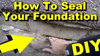 Exterior Waterproofing How To Seal Your Foundation DIY [upl. by Esiuole]