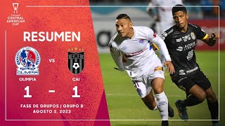 Olimpia 11 CAI  2023 Copa Centroamericana [upl. by Robinia]