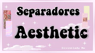 COMO HACER SEPARADORES DE LIBROS  SEPARADORES AESTHETIC [upl. by Crist386]