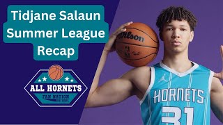 Tidjane Salaun Summer League Recap [upl. by Bekah]