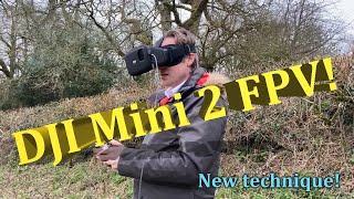 DJI Mini 2 FPV  VR  New technique [upl. by Alarick799]