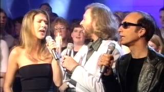 Immortality  CELINE DION amp The BEE GEES LIVE  Awesome Quality TOTP 1998 [upl. by Oringa]