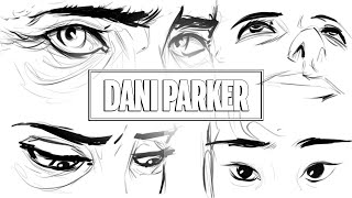 CÓMO DIBUJAR OJOS  DANI PARKER [upl. by Ap598]