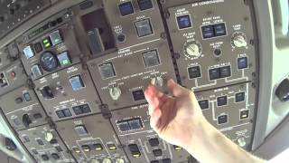 Boeing 777200 Preflight Part 4  Flight Deck Overhead Panel Checks and Setup [upl. by Demetrius335]