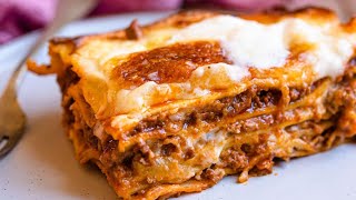 Lasagne al Forno Italian Beef Lasagna [upl. by Onilegna]