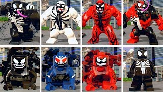 LEGO Marvel Super Heroes 2  All Symbiote Characters [upl. by Madalena]