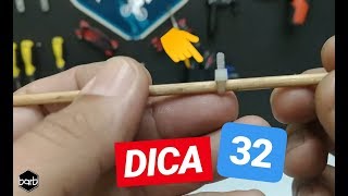 DICA 32  ALINHADOR DE GANCHEIRA CASEIRO SIMPLES [upl. by Nnazil538]