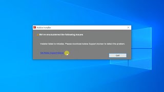 How to fix Adobe Installer error quotInstaller failed to initialize Please download quot [upl. by Azilef]