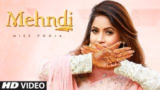 Mehndi Full Song Miss Pooja  Dj Ksr  Yaad  Latest Songs 2020 [upl. by Nomae]