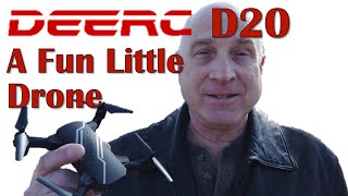 Review DEERC D20  A Fun Little Drone [upl. by Derdle]