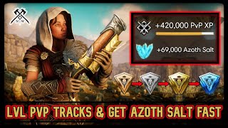 3 Fastest Ways To Level PVP Tracks amp Get Azoth Salt New World Aeternum [upl. by Doraj579]