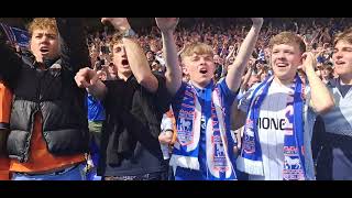 IPSWICH FANS DURING PITCH INVASION PROMOTION DAY [upl. by Acissev]