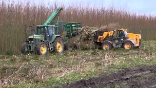 Short Rotation Coppice Harvesting and Forwarding [upl. by Sonya919]