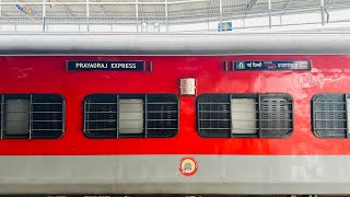 Prayagraj Express  Journey compilation and station skips [upl. by Bagger305]