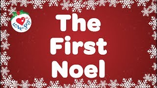 The First Noel with Lyrics  Christmas Song amp Carol [upl. by Akierdna]