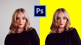 How To Change Background Color in Photoshop Easy Steps [upl. by Mosa]