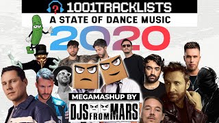 Djs From Mars  1001Tracklists A State Of Dance Music 2020 Megamashup Mix 50 Tracks In 12 Minutes [upl. by Nylla]