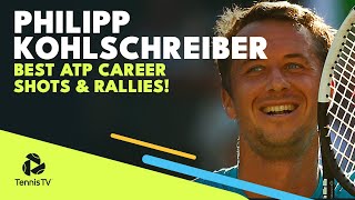 Philipp Kohlschreiber Best Career ATP Shots amp Rallies [upl. by Morly]