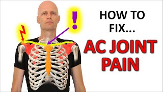 The KEY To Fixing AC Joint Pain [upl. by Nomed]