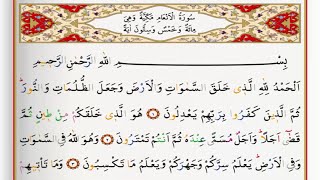 Surah Al Anam  Saad Al Ghamdi surah anaam with Tajweed [upl. by Aikyt835]