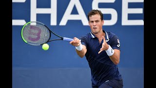 Vasek Pospisil vs Philipp Kohlschreiber  US Open 2020 Round 1 [upl. by Lalo242]