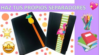 SEPARADORES PARA LIBRETAS CON LISTÓN  Cómo hacer separadores [upl. by Musihc266]