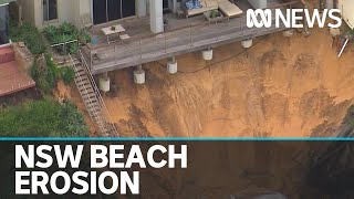 NSW Central Coast homes under threat from severe erosion  ABC News [upl. by Samoht]