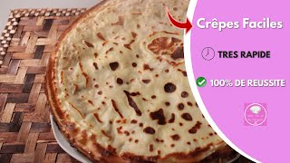 Recette Crepes Facile Et Rapide [upl. by Kurth]